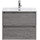 Тумба подвесная с раковиной BelBagno KRAFT 39-600/390-2C-SO-CG 60 см, Cemento Grigio - фото 