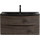 Тумба подвесная с раковиной BelBagno ACQUA-1000-2C-SO-RNG 100 см, Rovere Nature Grigio (раковина BB1000/455-LV-ART-ALR-NERO), Цвет фасада: Rovere Nature Grigio Nero - фото 
