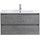 Тумба подвесная с раковиной BelBagno 90 см KRAFT-900-2C-SO-CG (раковина BB900ETL) Cemento Grigio - фото 