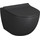 Унитаз подвесной безободковый Vitra Sento 7748B083-0101, чёрный матовый, Цвет производителя: чёрный матовый - фото 