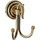 Двойной крючок Boheme Medici 10606, бронза - фото 