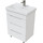 Тумба напольная с раковиной Mirsant Soho quadro 60/2 см с доводчиком, белый - фото 