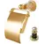Держатель для туалетной бумаги Boheme Murano Gold 10901-B-G, золото/чёрный - фото 