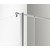 Душевая перегородка Azario Chicago 110 см AZ-NAR6321 1100 (стекло 8 мм) с кронштейном в комплекте, хром/прозрачное - фото 3