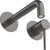 Смеситель для раковины настенный Cezares RELAX-BLI2-1-GM-W0 (со скрытой частью) оружейная сталь, Цвет производителя: оружейная сталь - фото 3