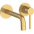 Смеситель для раковины настенный Cezares RELAX-BLI2-1-BORO-W0 (со скрытой частью) брашированное золото, Цвет производителя: брашированное золото - фото 2