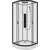 Душевая кабина Parly 90х90 см AMI, чёрный/прозрачное - фото 4