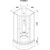 Душевая кабина Parly Effect 85х85 см TMF901, белый/матовое - фото 3