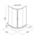 Душевое ограждение Parly 90х90 см Z9111, хром/прозрачное - фото 10