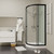 Душевое ограждение Parly 90х90 см ZE911B, хром/прозрачное - фото 3