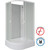 Душевая кабина Niagara Promo 90x70 см P90/70/26R/MT/BK, белый/матовое (безсиликоновая сборка) - фото 