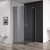 Душевое ограждение Cezares SLIDER-A-2-90/100-GRIGIO-GM (90-100)x(90-100) см (стекло 8 мм) оружейная сталь/тонированное - фото 2