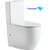 Унитаз-компакт CeramaLux TR2177 с крышкой микролифт (система смыва торнадо) с арматурой Geberit - фото 