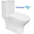Унитаз-компакт безободковый Azario Terni AZ-8618T с крышкой микролифт (система смыва Торнадо) - фото 