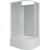 Душевая кабина Niagara 100x80 см P100/80/40L/MT/BK, белый/матовое - фото 2