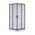 Душевое ограждение Taliente 80x80 см TA-08082-1CB, чёрный/прозрачное - фото 