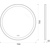 Зеркало BelBagno 70 см SPC-RNG-700-LED-TCH-WARM - фото 9