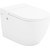 Унитаз подвесной безободковый с импульсным смывом Abber Bequem AC1108P с крышкой микролифт, белый - фото 