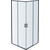 Душевое ограждение Aquatek 80x80 см AQ ARI KV 08020GM, оружейная сталь/прозрачное - фото 3