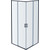 Душевое ограждение Aquatek 90x90 см AQ ARI KV 09020GM, оружейная сталь/прозрачное - фото 2