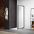 Душевая дверь Aquatek 90 см AQ ARI PI 09020GM, оружейная сталь/прозрачное - фото 