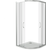 Душевое ограждение Bas Latte R-90-C-WE 90х90 см, алюминий/прозрачное - фото 3