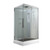 Душевая кабина Avacan 110x90 см K2011, хром/прозрачное (безсиликоновая сборка) - фото 