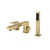 Смеситель для ванны Groсenberg GB6008MG, матовое золото - фото 