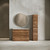 Тумба напольная с раковиной-столешницей Sancos Libra Floor 120 см LB120F-1ECH, дуб чарльстон (раковина Element CN7006) - фото 8