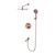 Душевая система для ванны Wonzon & Woghand Stick WW-88929010-RG, розовое золото - фото 
