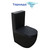 Унитаз-компакт безободковый Azario Cobalt-Black AZ-6089A-MB с быстросъемным сиденьем микролифт (система смыва Торнадо) чёрный матовый - фото 