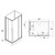 Душевая кабина Loranto 120х80 см CS-3008TM/W-120R, чёрный/прозрачное - фото 3