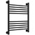 Полотенцесушитель водяной Сунержа Богема+ П10 500x660 мм (прямая перемычка) 31-0220-6050, чёрный матовый - фото 