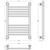 Полотенцесушитель водяной Сунержа Богема+ П10 400x660 мм (прямая перемычка) 022-0220-6040, шампань матовый - фото 3