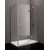Душевое ограждение Cezares 90х80 см VERONA-W-AH-1-90/80-C-Cr, хром/прозрачное - фото 