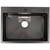 Кухонная мойка Gerhans 60х45см K36045B 3 мм, с отверстием под смеситель и дозатор, с PVD покрытием, графит, Цвет производителя: графит - фото 8