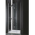 Душевая дверь Cezares 193 см ELENA-W-BS-22-200-P-Cr, хром/матовое - фото 