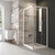 Душевое ограждение Ravak Blix BLRV2K 120x120 см 1XVG0100Z1 белый/прозрачное - фото 