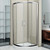Душевое ограждение Bas Infinity R-90-C-CH 90х90 см, хром/прозрачное - фото 
