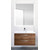 Тумба подвесная с раковиной BelBagno AURORA-800-2C-SO-RT 80 см, Rovere Tabacco, Цвет фасада: Rovere Tabacco - фото 3