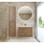 Тумба подвесная с раковиной BelBagno KRAFT-900-2C-SO-RT 90 см, Rovere Tabacco - фото 3