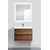Тумба подвесная с раковиной BelBagno KRAFT-700-2C-SO-RT 70 см, Rovere Tabacco - фото 2
