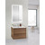 Тумба подвесная с раковиной BelBagno KRAFT 39-800/390-2C-SO-RT 80 см, Rovere Tabacco - фото 2