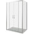 Душевое ограждение Bas Infinity WTW-TD+SP C-CH 170х80 см, хром/прозрачное - фото 