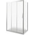 Душевое ограждение Bas Orion WTW+SP G-CH 130х90 см хром/матовое - фото 
