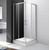 Душевое ограждение Cezares 90х90 см MOLVENO-A-2-90-C-Cr-IV, хром/прозрачное - фото 