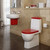 Унитаз-компакт Sanita Luxe Best Luxe WC.CC/Best/2-DM/RED.G/S1 с крышкой микролифт (цвет красный) - фото 4