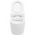 Унитаз подвесной Aquanet Rimless Cetus-W BL-102N-WHT 211908 с тонкой крышкой микролифт, Цвет производителя: белый - фото 3