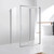Душевое ограждение Cezares 160х90 см MOLVENO-AH-12-160/90-C-Cr-IV, хром/прозрачное - фото 