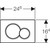 Кнопка смыва Geberit Sigma 01 115.770.KA.5 - фото 2